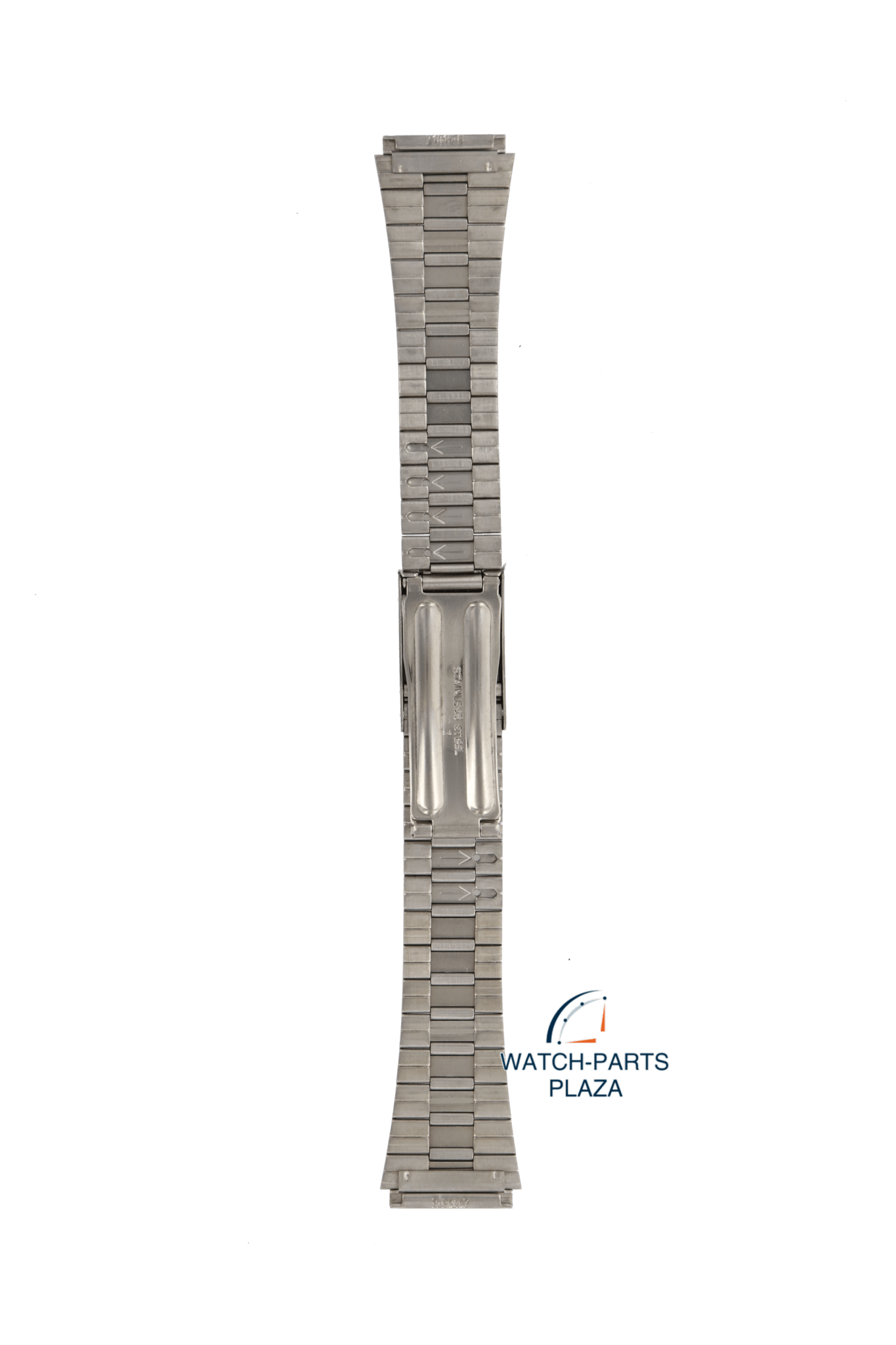 Seiko Z1415S Watch band H601 521A - Dual Time grey stainless steel 20 mm - Digital - Watch Plaza