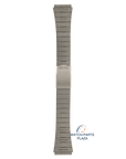 Seiko Z1415S Watch band H601 521A - Dual Time grey stainless steel 20 mm - Digital - Watch Plaza