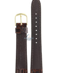 Seiko ZPK23K Watch band SFP150 - 7N00 7A40 dark brown leather 18 mm - Quartz - Watch Plaza