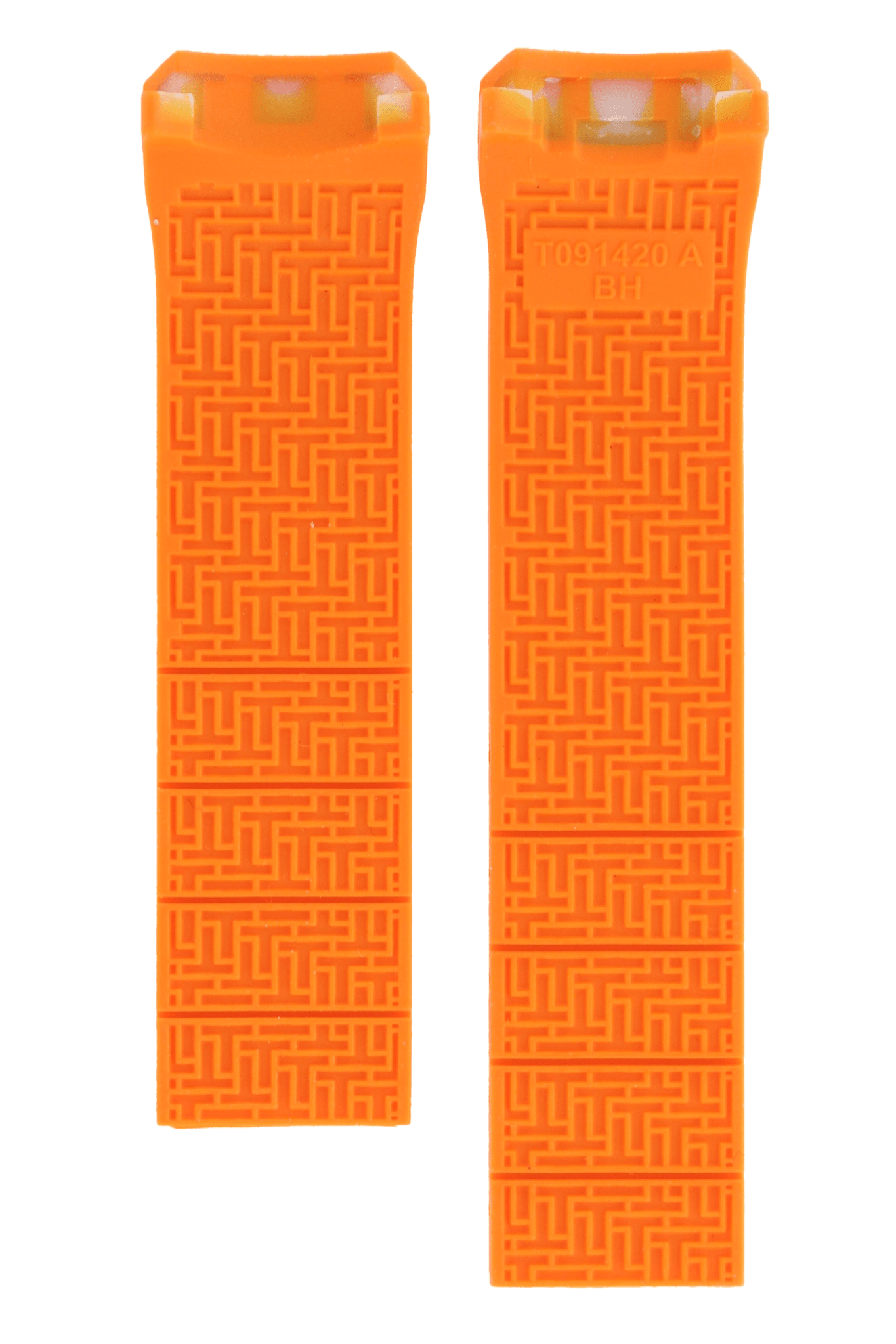 Tissot Expert Solar T091420 A BH Watch Band T610034735 Orange Silicone 22 mm T - Touch Solar - Watch Plaza