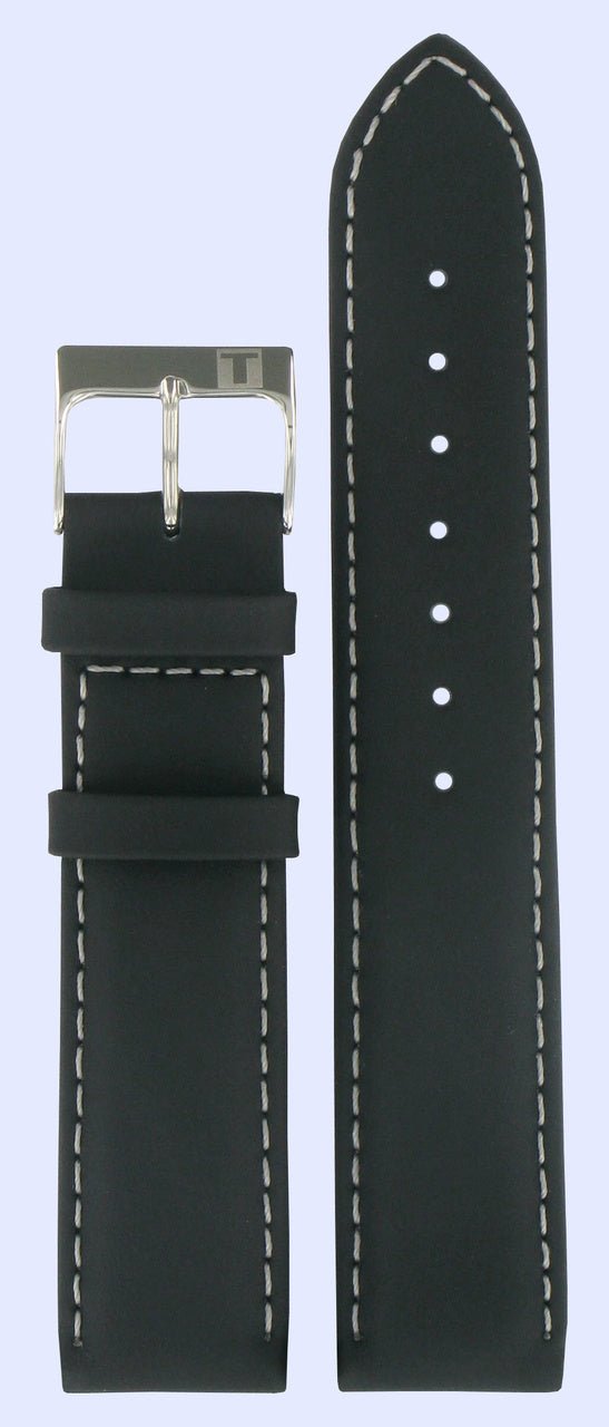 Tissot J172/272K - PR50 Watch Band T600013489 Black Leather 19 mm PR 50 - Watch Plaza