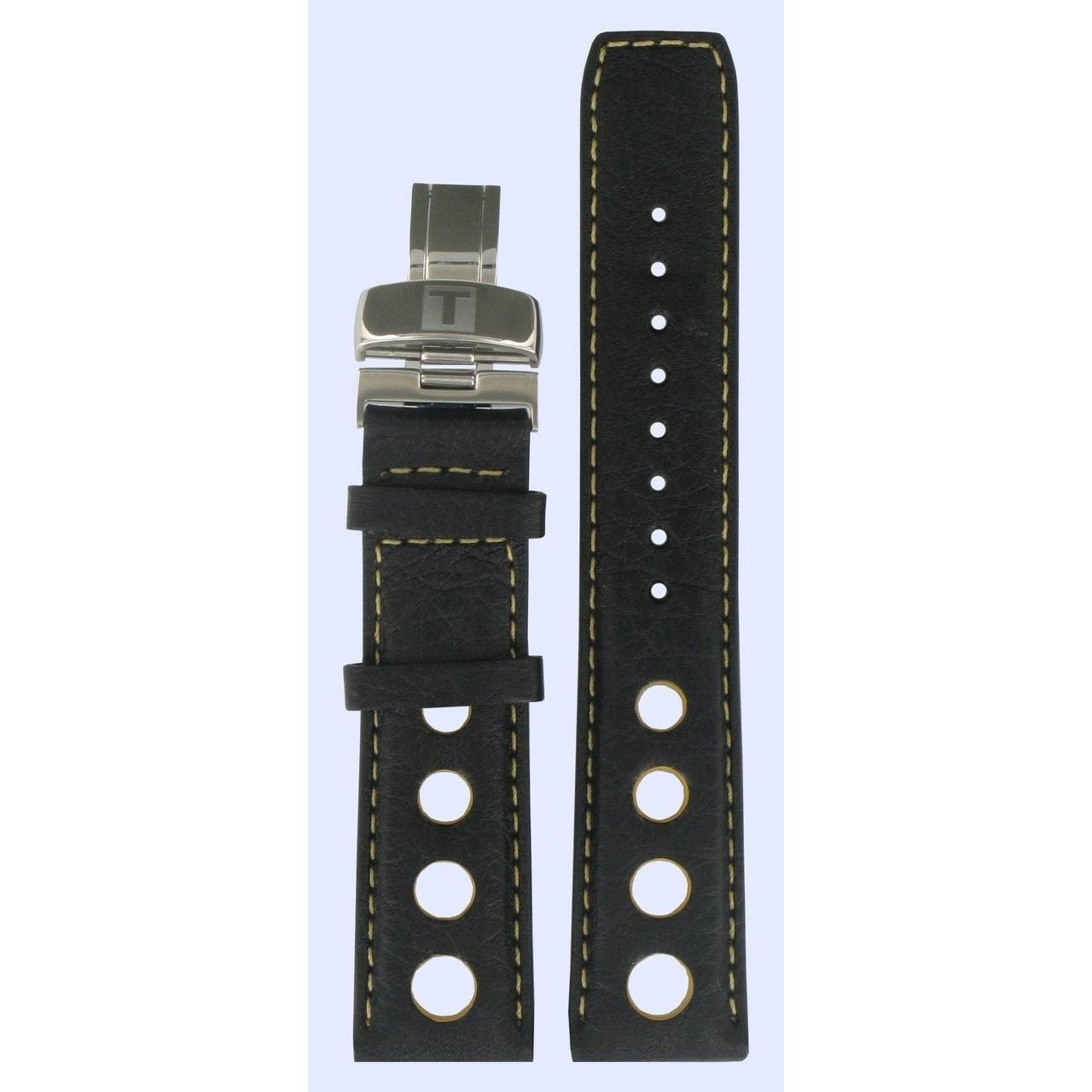 Tissot J562/662 T - Touch Watch Band T600013244 Black Leather 20 mm PRS 516 - Watch Plaza