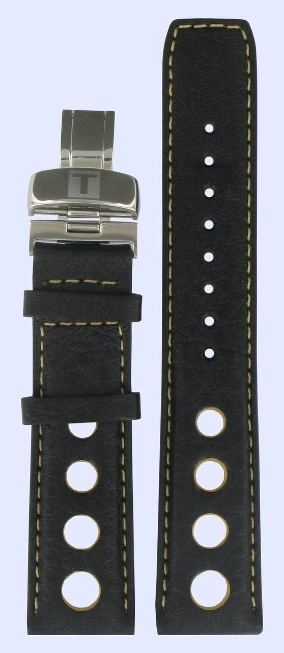 Tissot J562/662 T - Touch Watch Band T600013244 Black Leather 20 mm PRS 516 - Watch Plaza