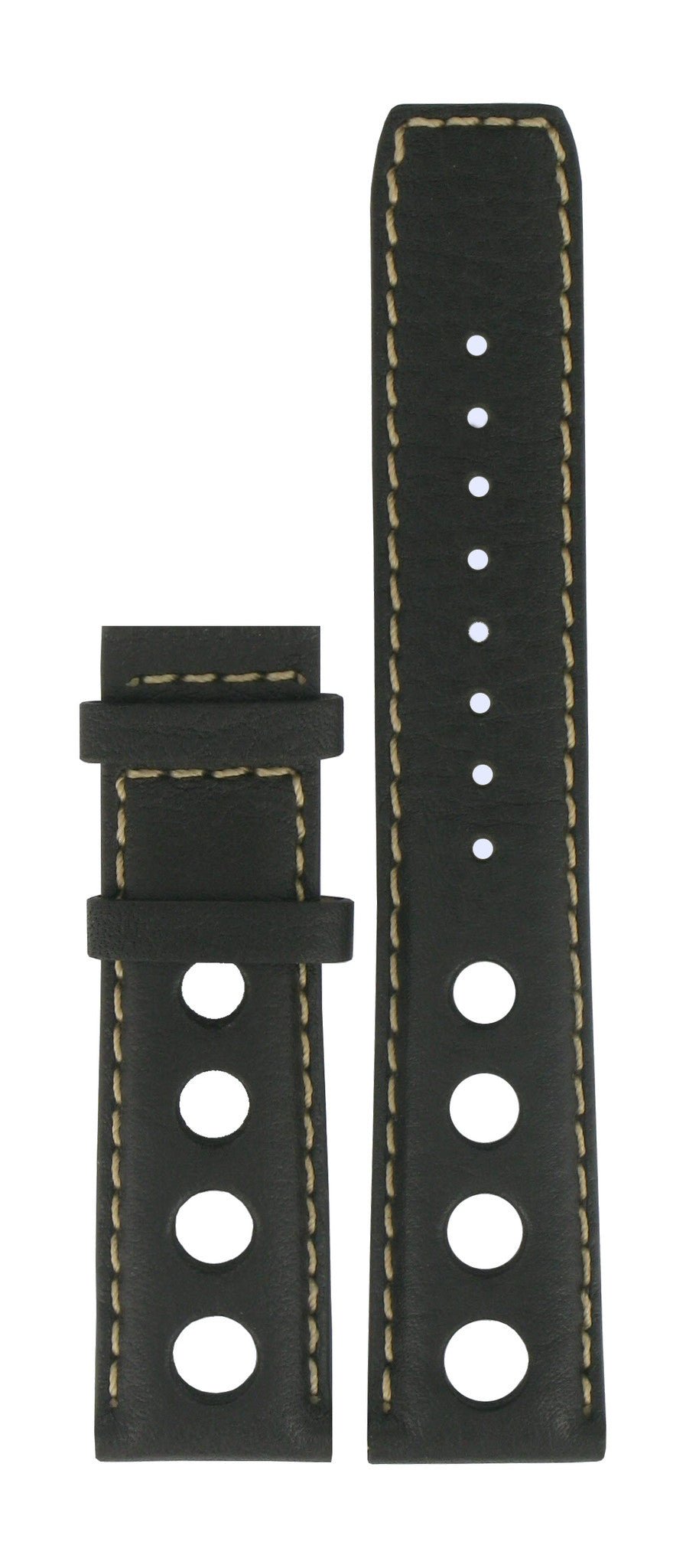 Tissot J562/662 - T91141731 XL Watch Band T610016984 Dark Brown Leather 20 mm PRS 516 - Watch Plaza