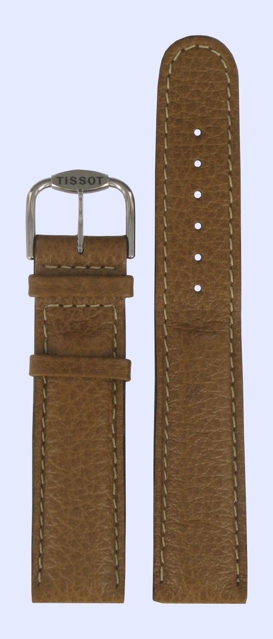 Tissot L390G / L 390 Classic Watch Band T600013088 Brown Leather 19 mm Timesquare - Watch Plaza