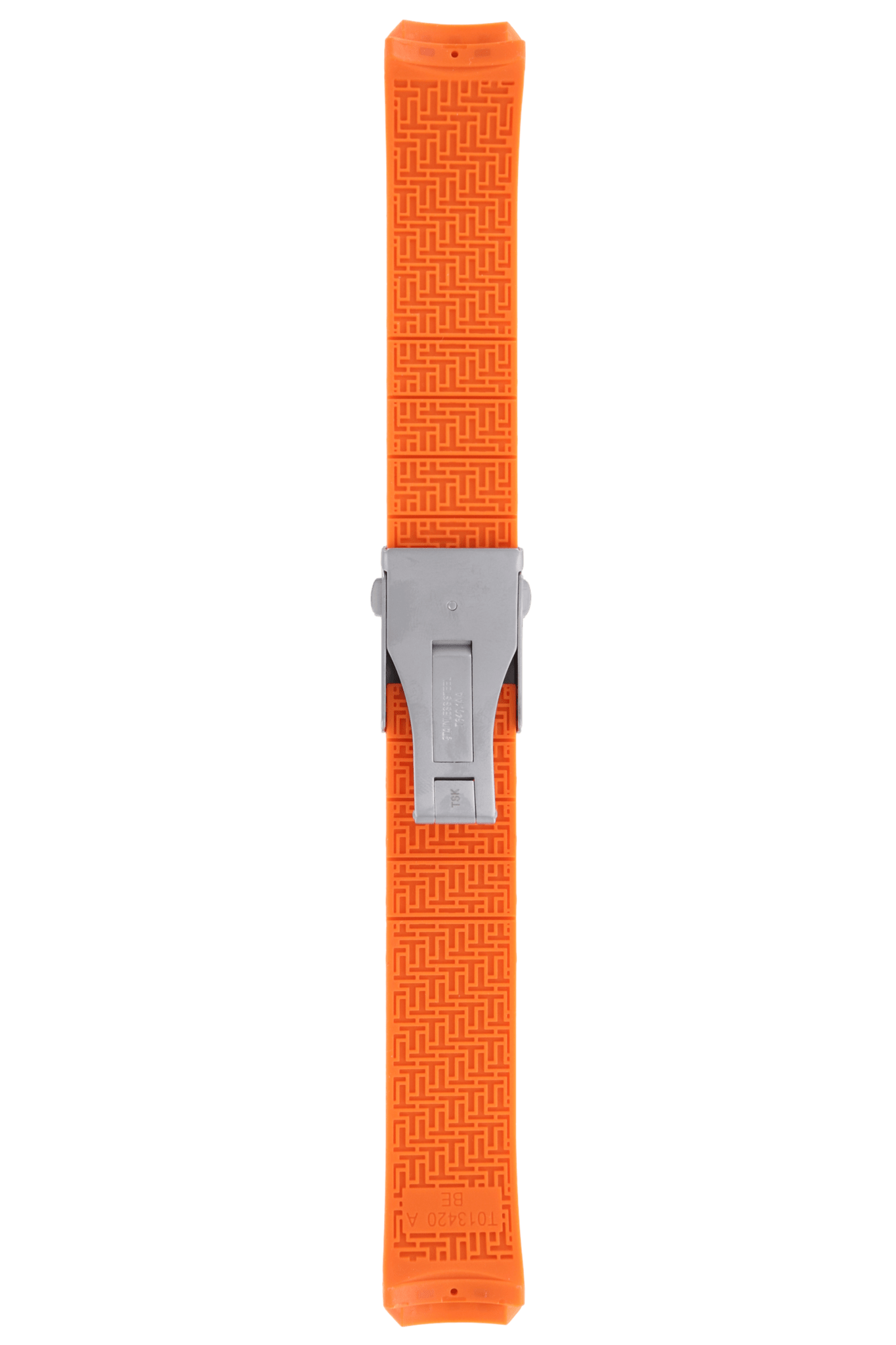 Tissot T - Touch II - T013420 & T047420 Watch Band T603026664 Orange Silicone 21 mm T - Touch - Watch Plaza