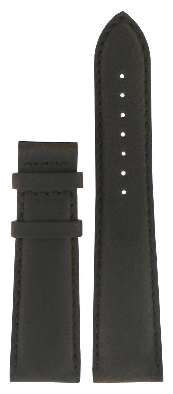 Tissot T005517A Watch Band T610020860 Dark Brown Leather 22 mm Quadrato - Watch Plaza