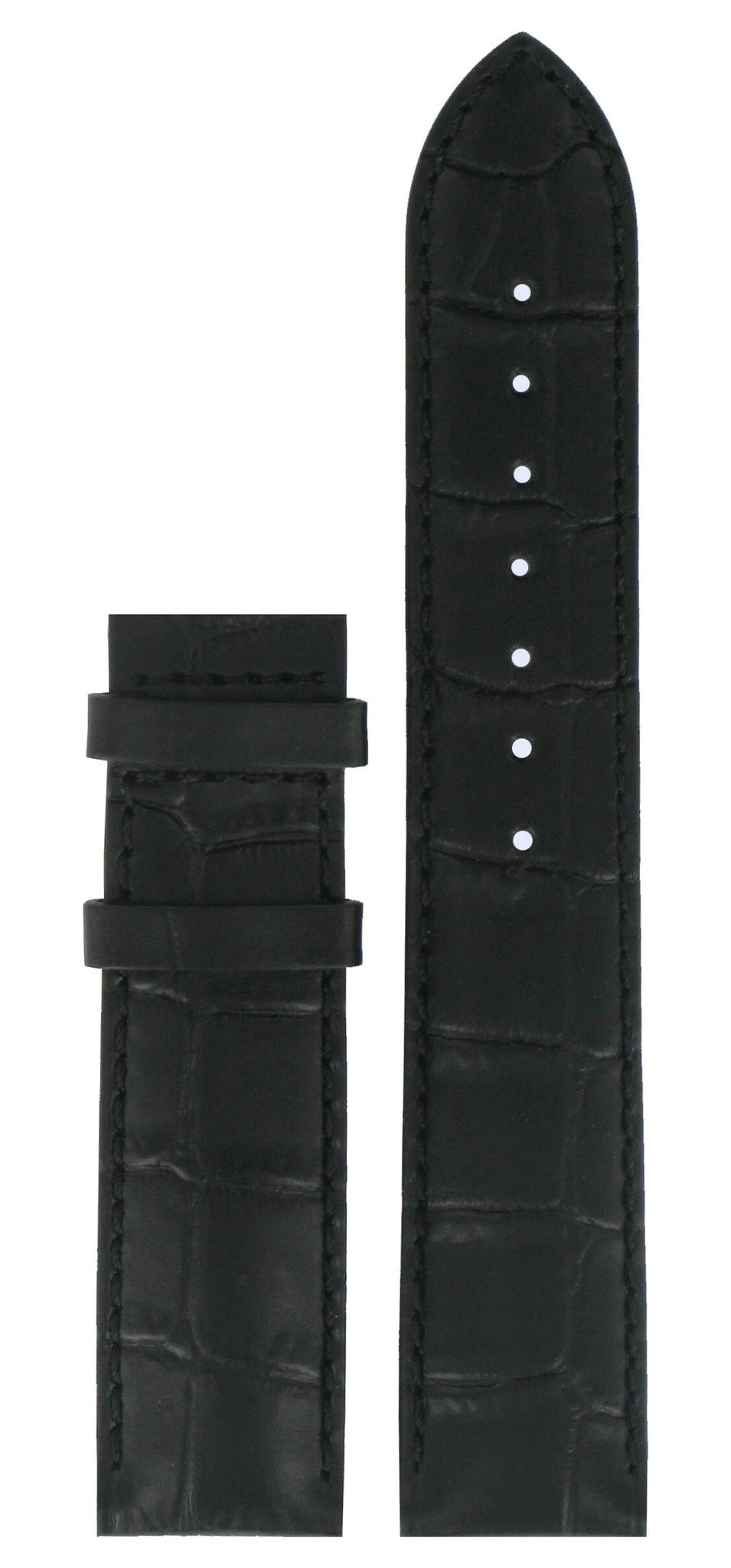 Tissot T006407A, T006428A & T006424A Watch Band T610014581 Black Leather 19 mm Le Locle - Watch Plaza