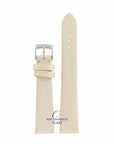 Tissot T009110 Watch Band T603025355 White Leather 17 mm T - Moments - Watch Plaza