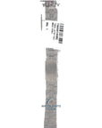 Tissot T012423, T34148 Nascar Watch Band T605014082 Grey Stainless Steel 18 mm PR50 - Watch Plaza