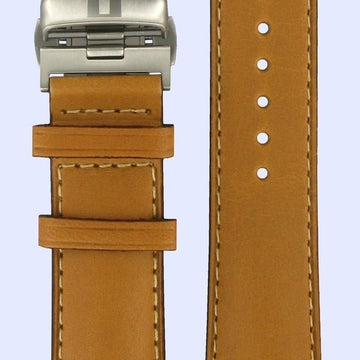 Tissot T013420 A Watch Band T600027416 Brown Leather 21 mm T - Touch Expert - Watch Plaza