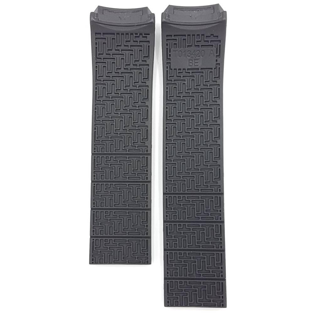 Tissot T013420A & T047420A Watch Band T610026464 Black Silicone 21 mm T - Touch - Watch Plaza
