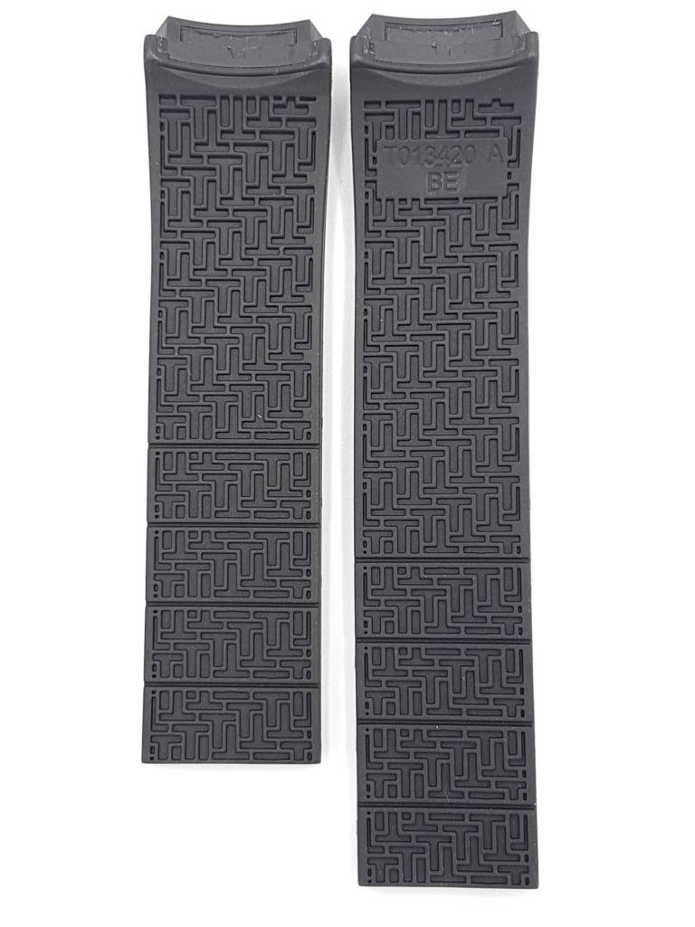 Tissot T013420A & T047420A Watch Band T610026464 Black Silicone 21 mm T - Touch - Watch Plaza