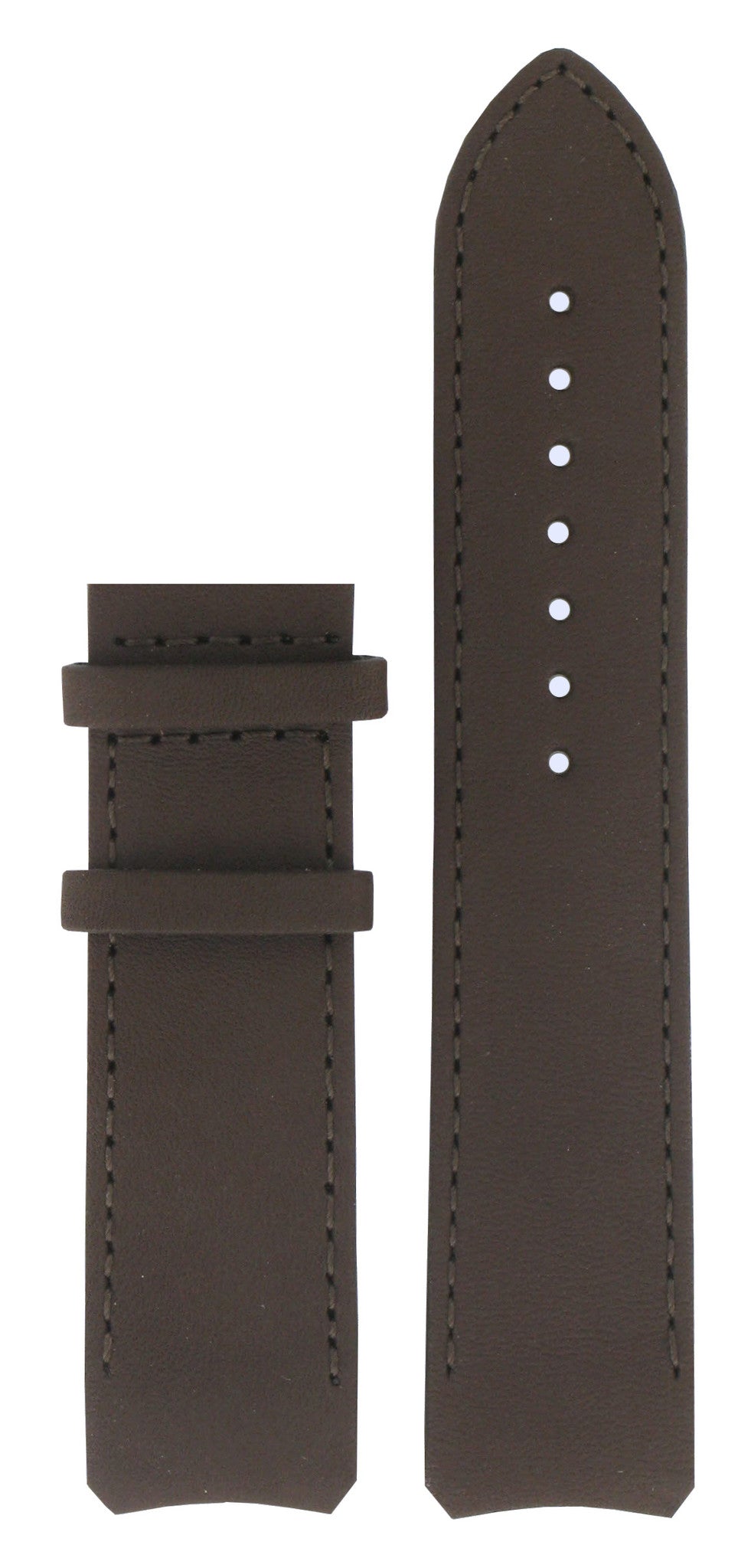 Tissot T013420A Watch Band T610028698 Dark Brown Leather 21 mm T - Touch Expert - Watch Plaza