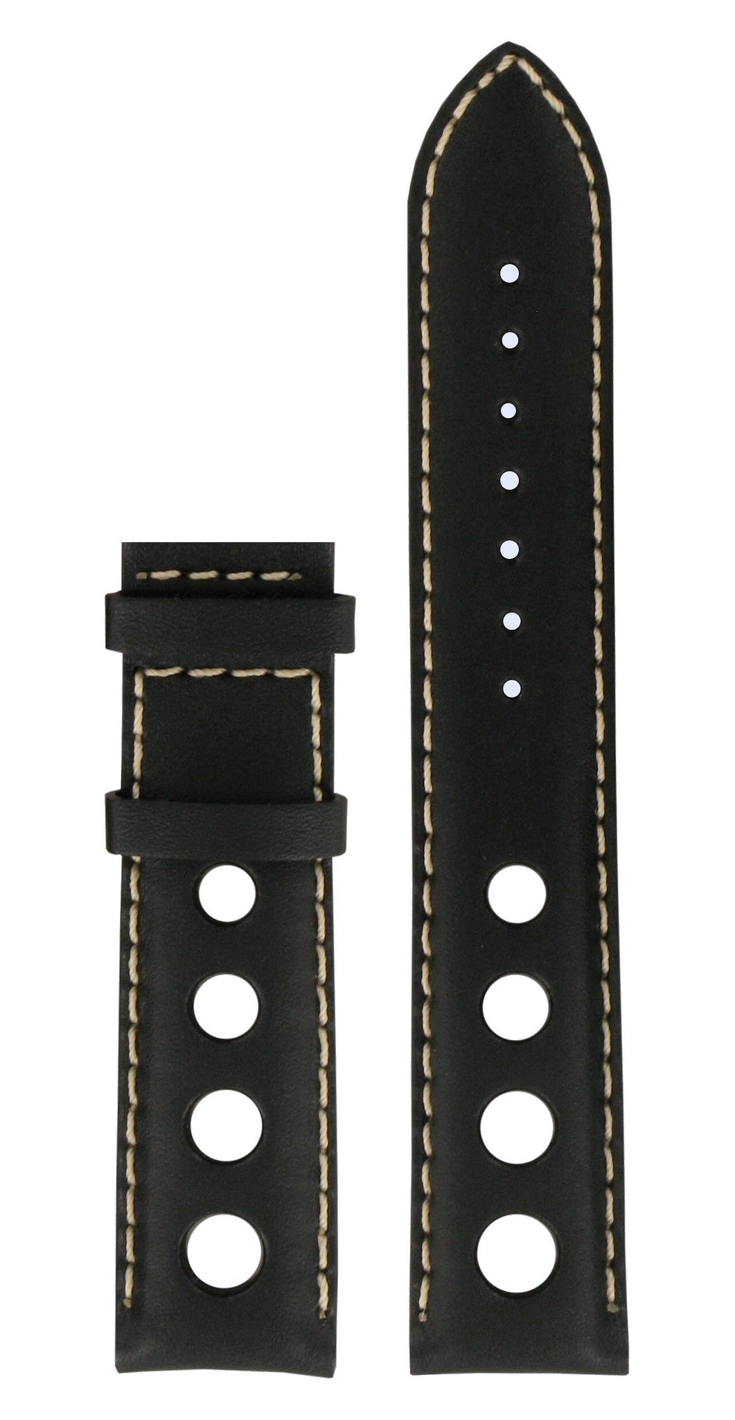 Tissot T014421A Watch Band T610030782 Black Leather 19 mm PRC 200 - Watch Plaza