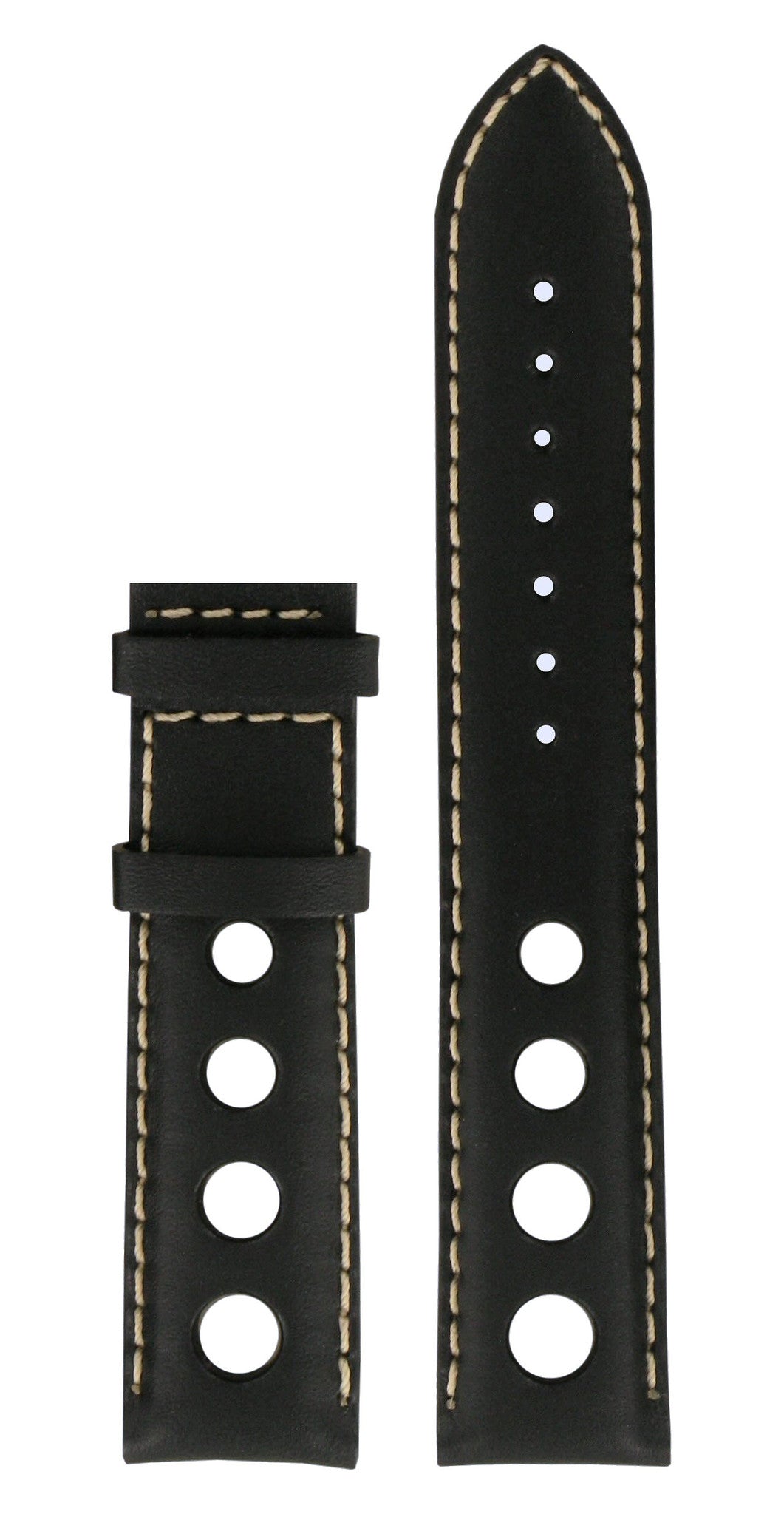 Tissot T014421A - XL Watch Band T610030783 Black Leather 19 mm PRC 200 - Watch Plaza