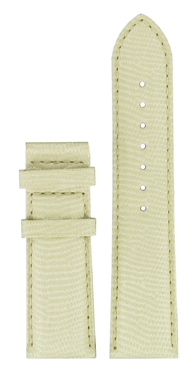 Tissot T014427A Watch Band T610028552 White Leather 20 mm PRC 200 - Watch Plaza