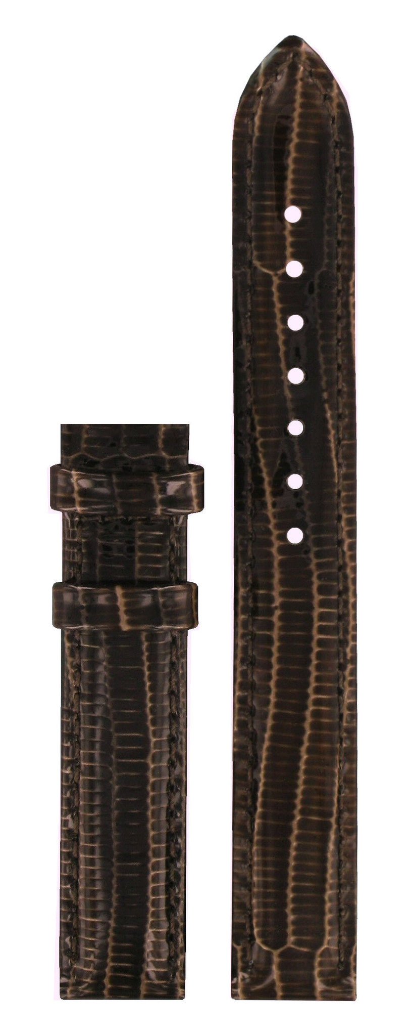 Tissot T02121561 Watch Band T610020013 Brown Leather 14 mm T - Wave - Watch Plaza