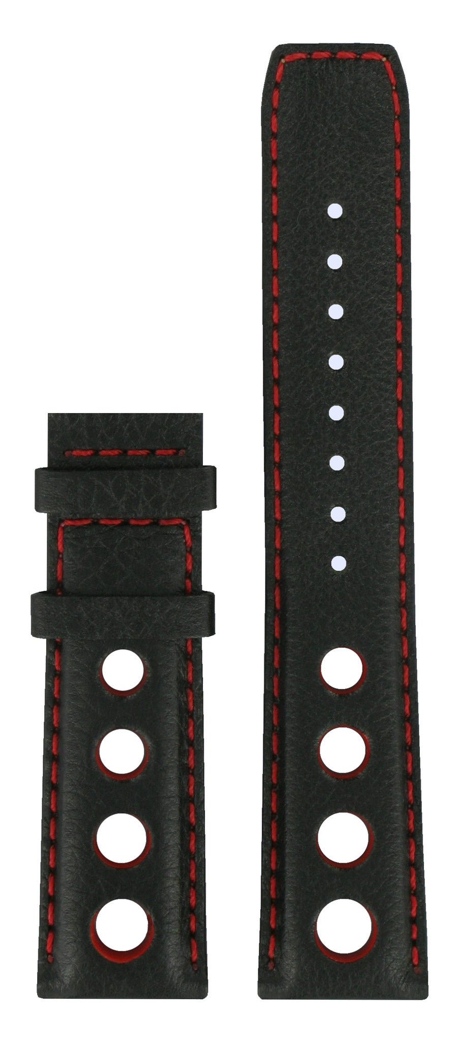 Tissot T021414A Watch Band T610025652 Black Leather 20 mm PRS 516 - Watch Plaza