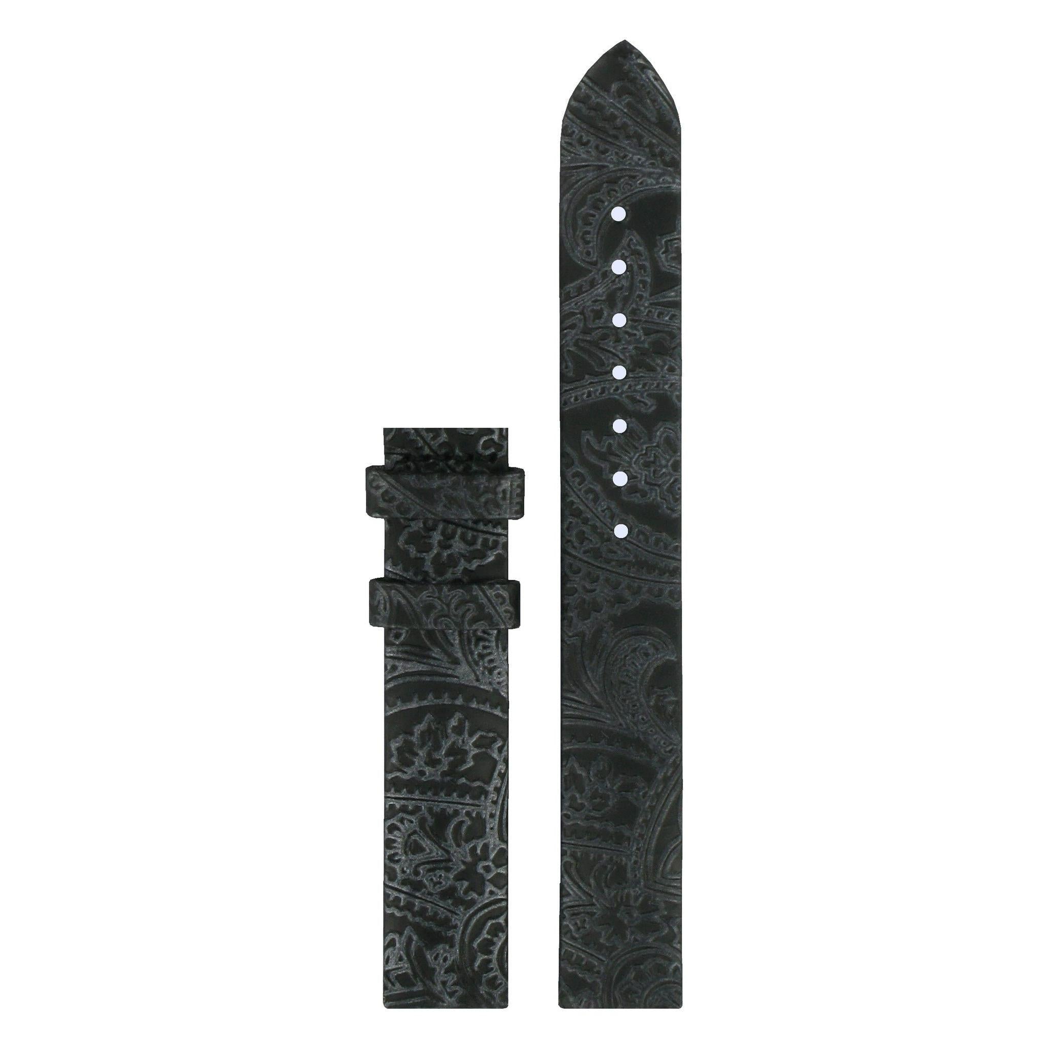 Tissot T02142552 Watch Band T610026391 Black Textile 14 mm T - Wave - Watch Plaza