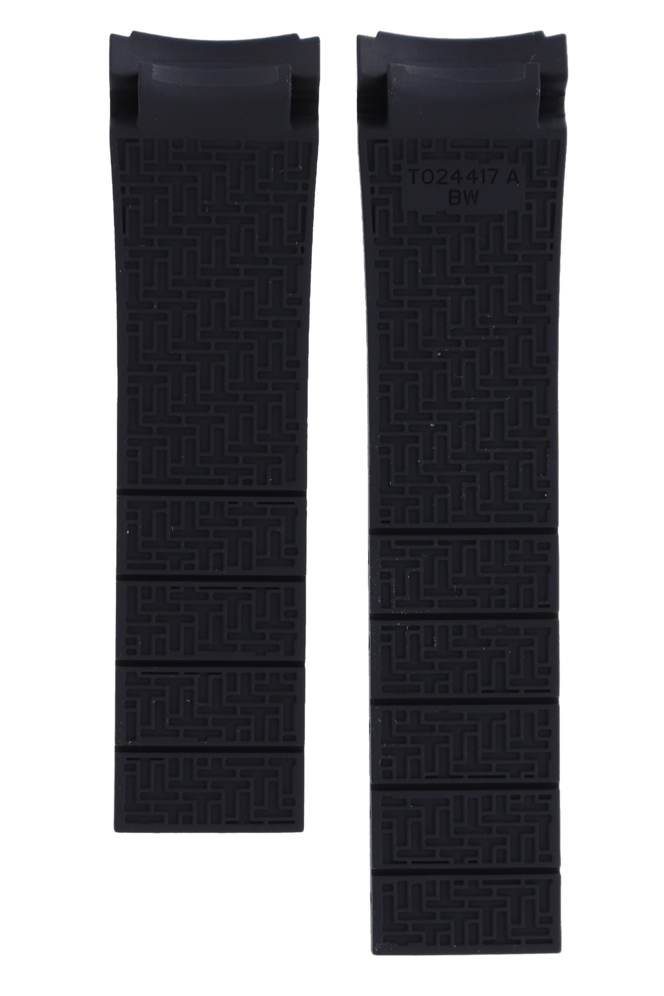 Tissot T024417 &amp; T024427 Veloci T Watch Band T610028918 Black Silicone 22 mm T - Sport - Watch Plaza