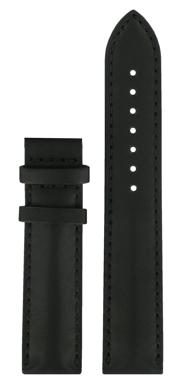 Tissot T025408A XL Watch Band T610026275 Black Leather 19 mm Heritage - Watch Plaza