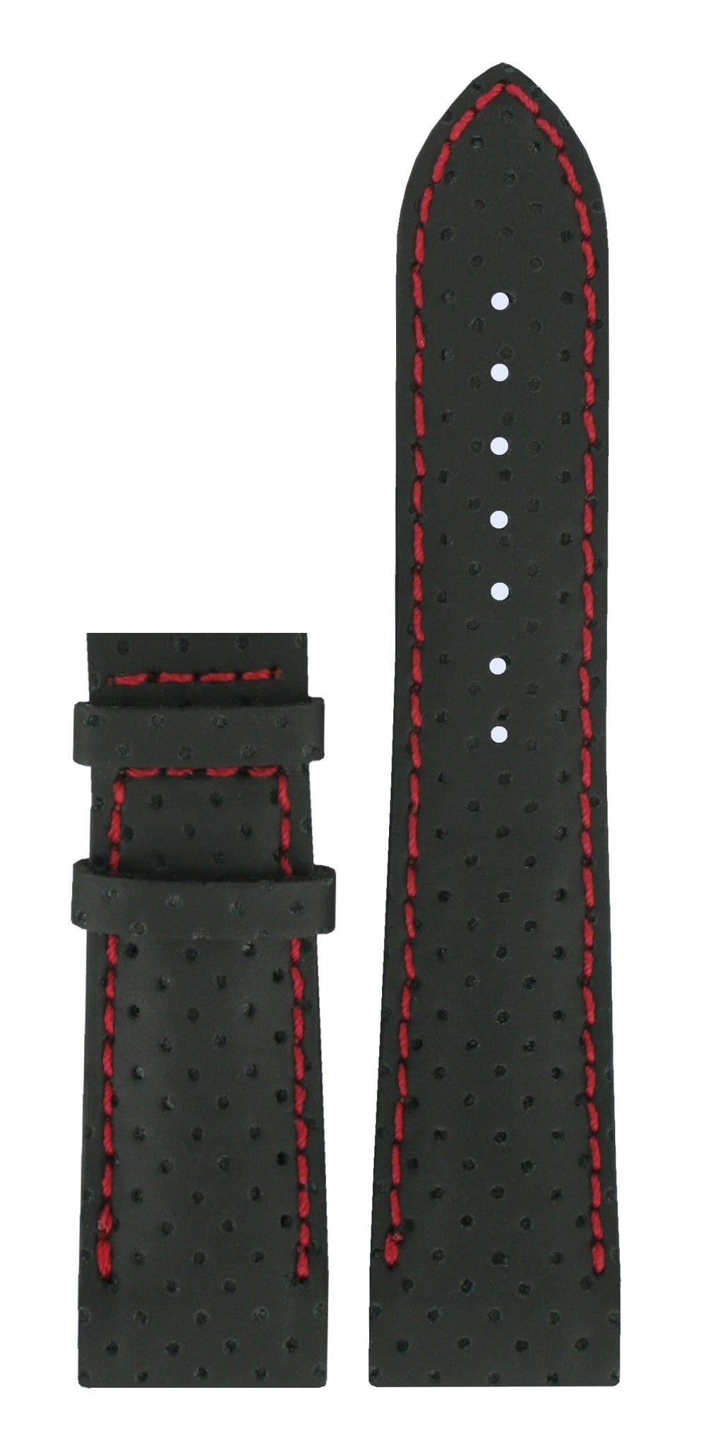 Tissot T027414A MotoGP 09 Limited Watch Band T610028063 Black Leather 21 mm T - Race - Watch Plaza