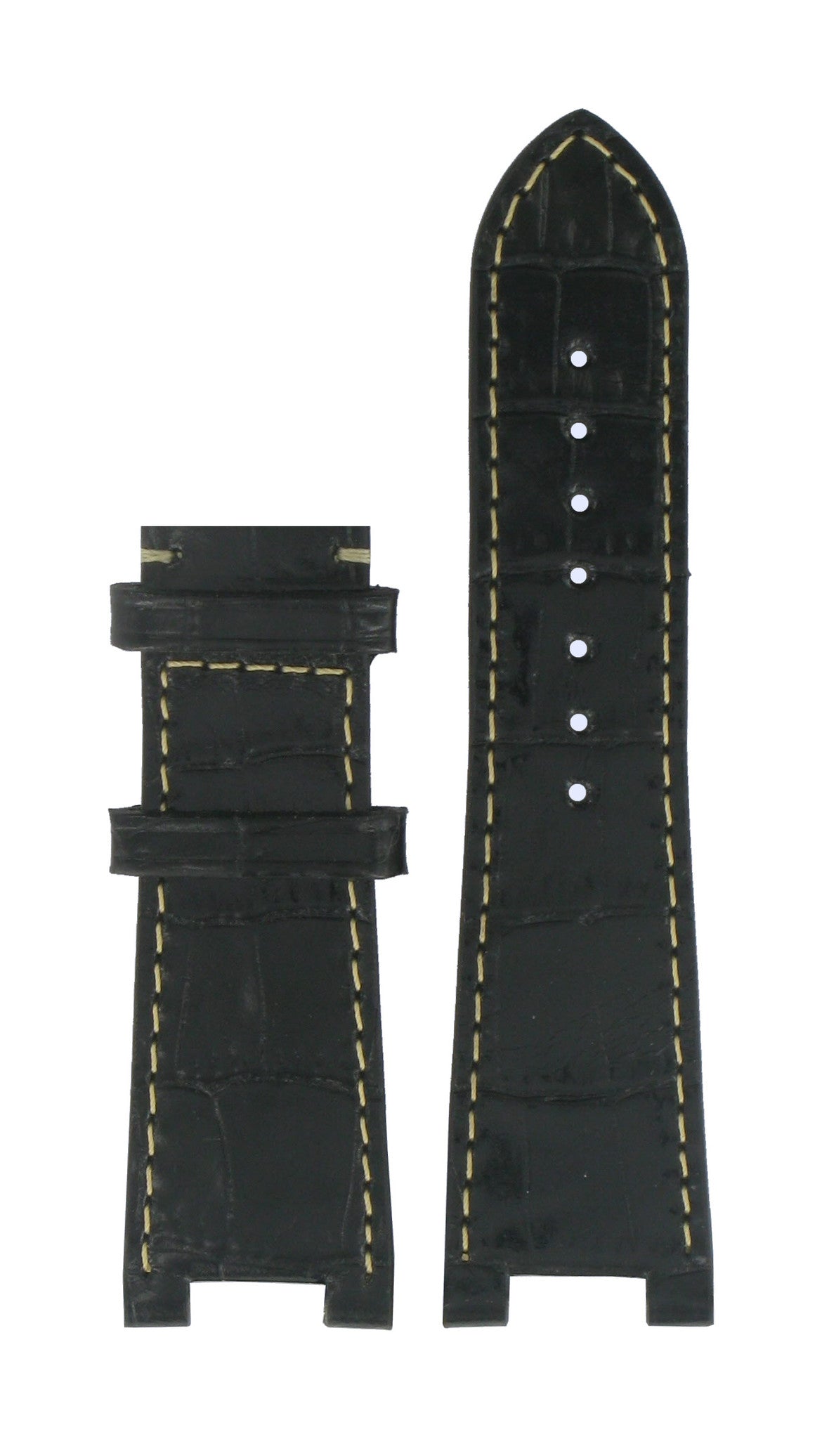 Tissot T032309A Watch Band T610027487 Black Leather 11 mm My - T - Watch Plaza