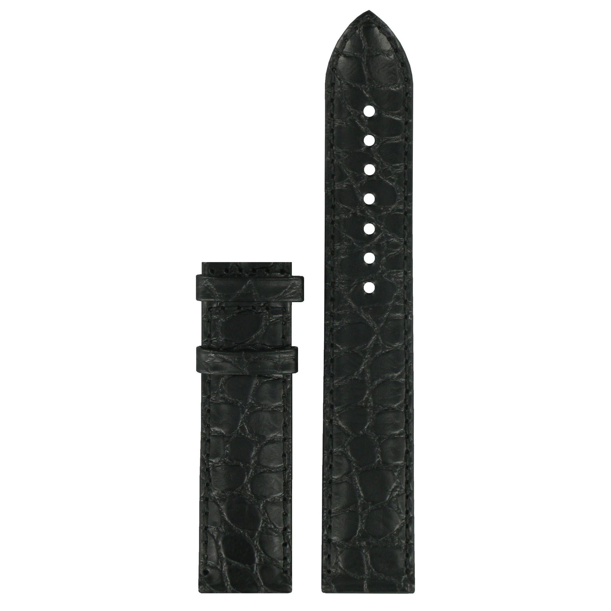 Tissot T033410A XL Watch Band T600028065 Black Leather 19 mm Classic Dream - Watch Plaza