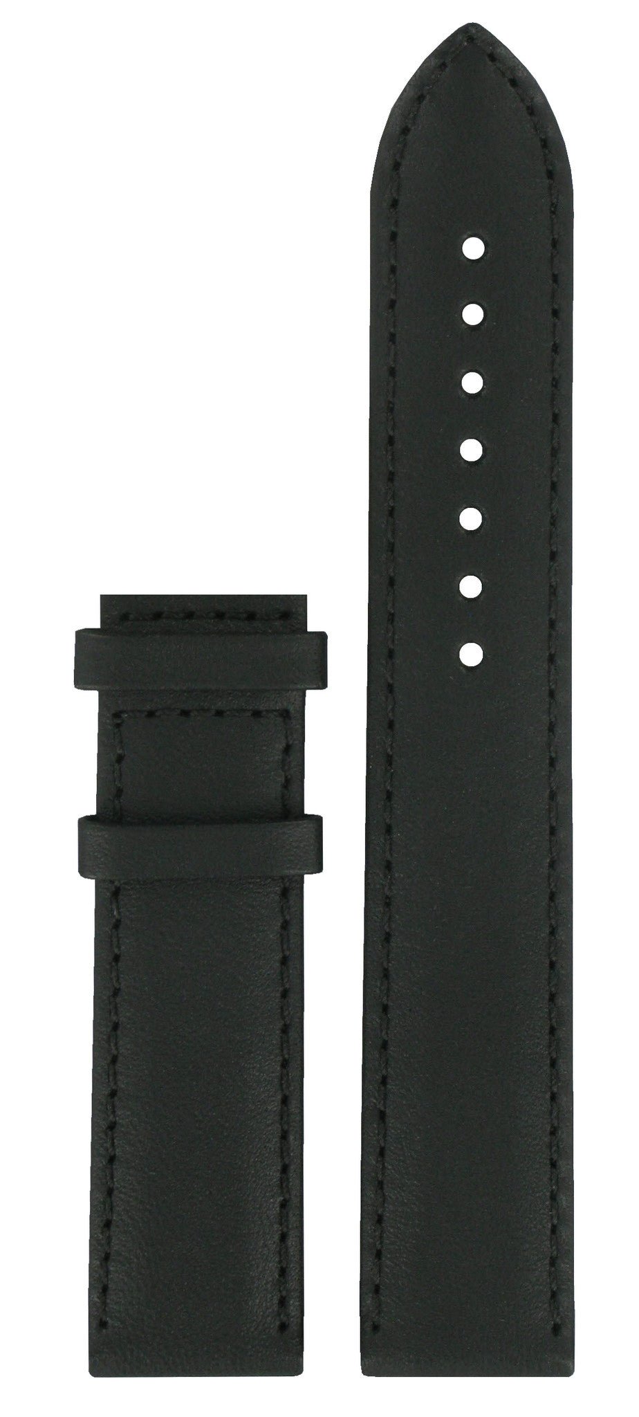 Tissot T033410A XL Watch Band T600028066 Black Leather 19 mm Classic Dream - Watch Plaza