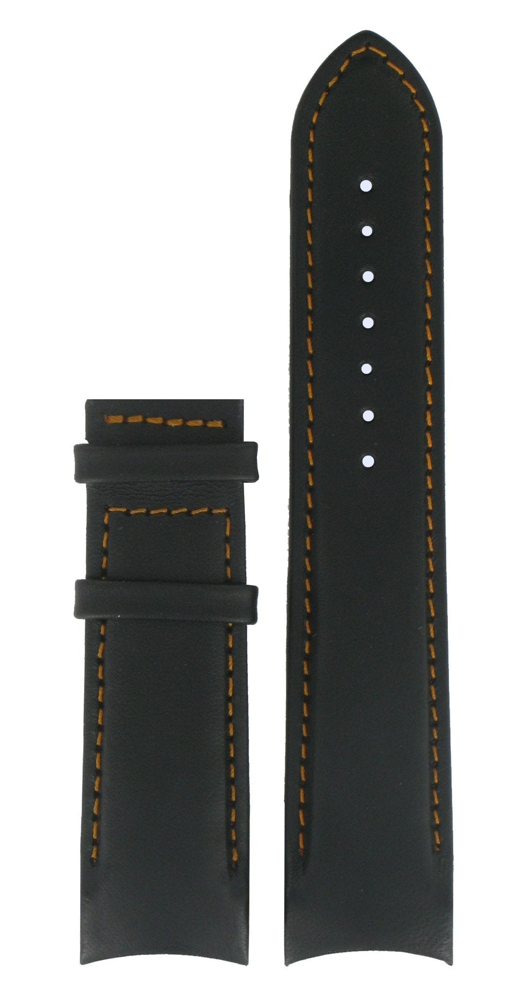 Tissot T035407A Watch Band T610028589 Black Leather 22 mm Couturier - Watch Plaza