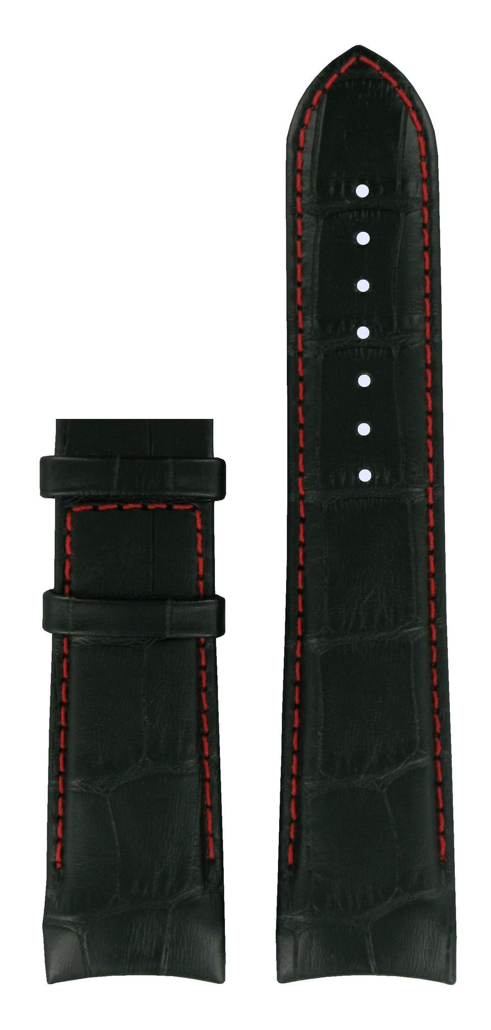 Tissot T0354391603101 XL Watch Band T610031876 Black Leather 23 mm Couturier - Watch Plaza