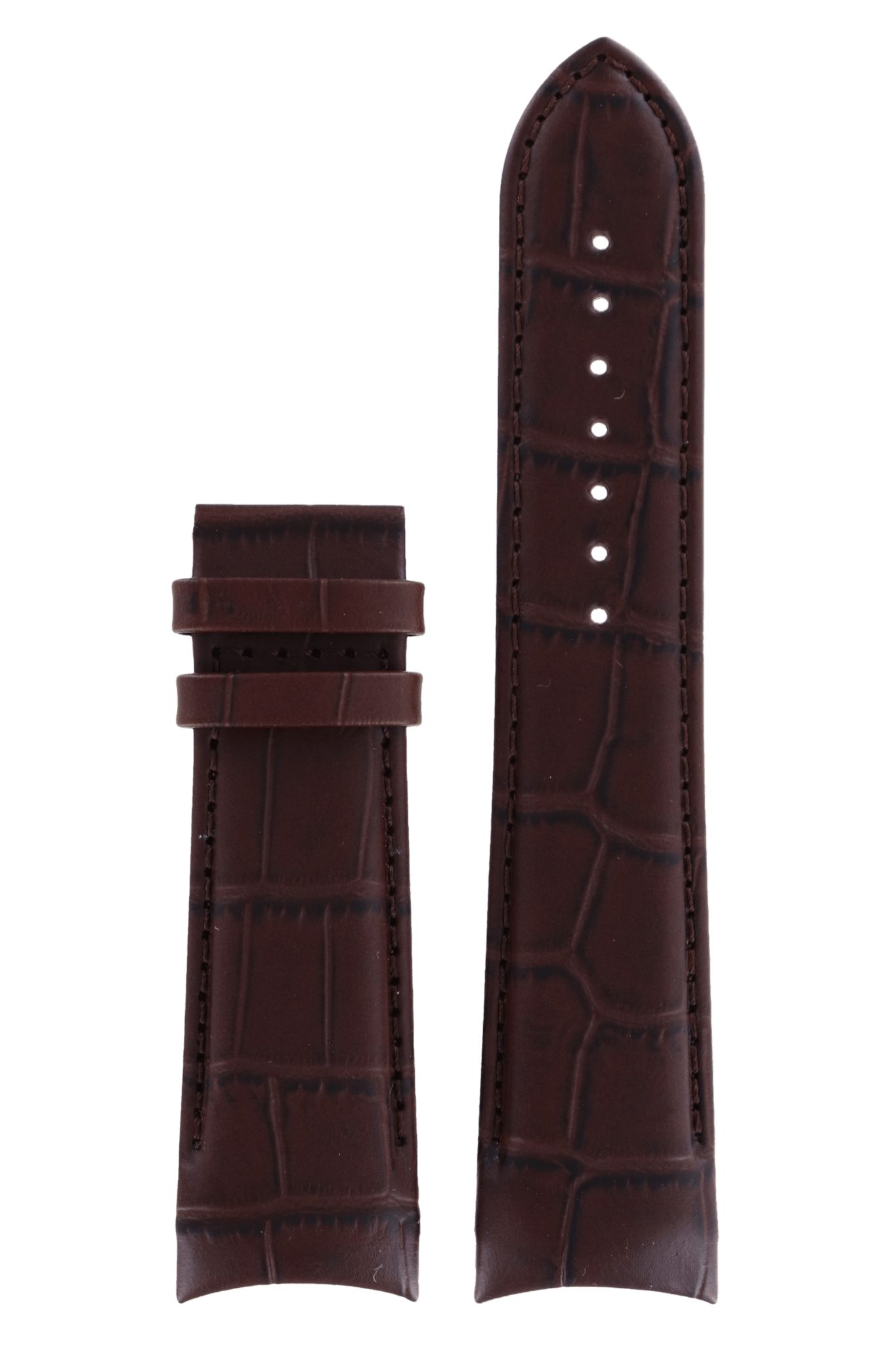 Tissot T035439A & T035617A Watch Band T610027774 Brown Leather 23 mm Couturier - Watch Plaza