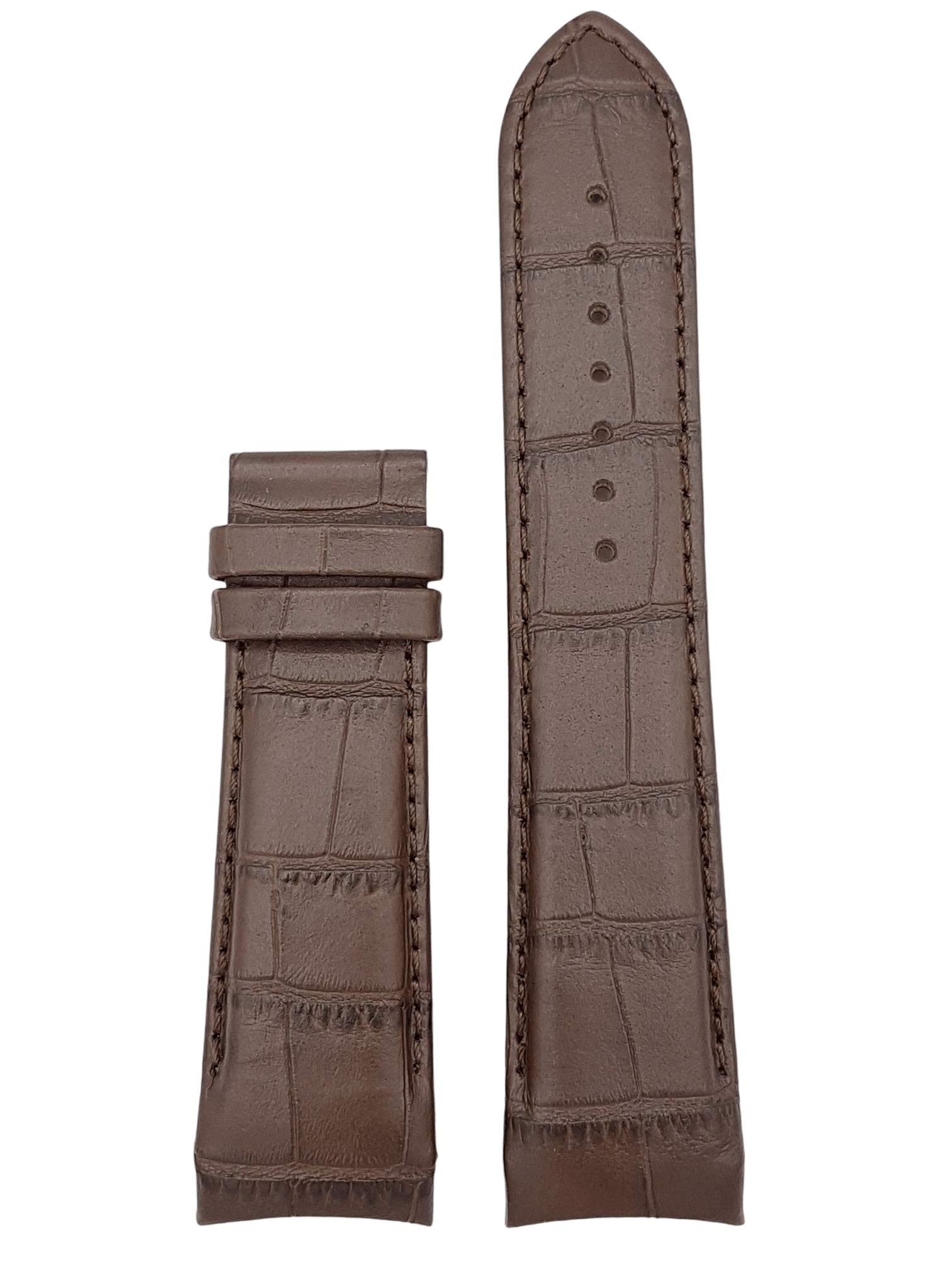 Tissot T035439A & T035617A Watch Band T610027774 Brown Leather 23 mm Couturier - Watch Plaza