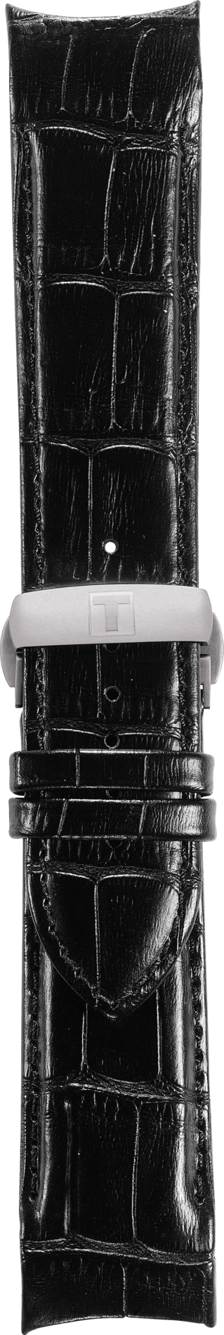 Tissot T035614A & T035627A T - Classic Watch Band T600028609 Black Leather 24 mm Couturier - Watch Plaza