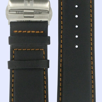 Tissot T035614A & T035627A T - Classic Watch Band T600028613 Black Leather 24 mm Couturier - Watch Plaza