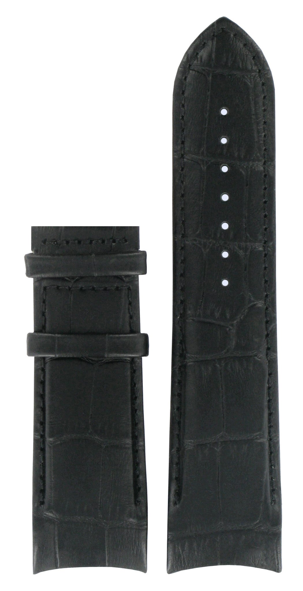 Tissot T035614A & T035627A Watch Band T610028594 Black Leather 24 mm Couturier - Watch Plaza