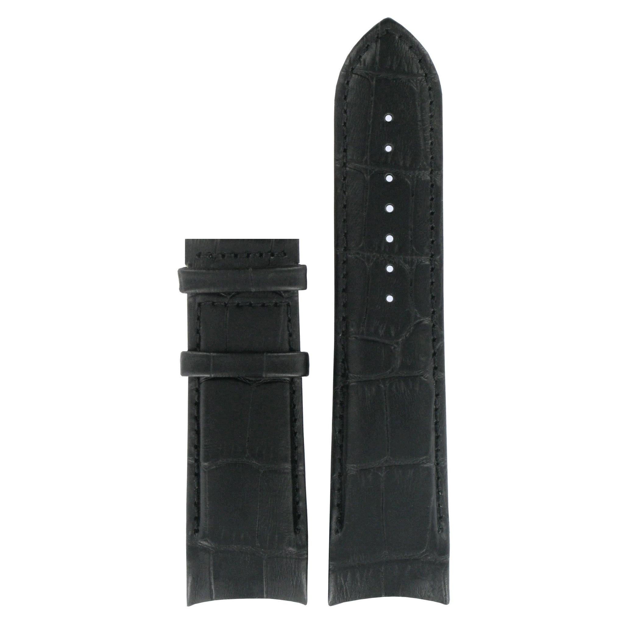 Tissot T035614A & T035627A Watch Band T610028594 Black Leather 24 mm Couturier - Watch Plaza