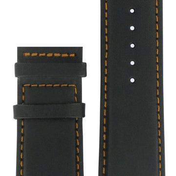 Tissot T035614A & T035627A XS Watch Band T610028614 Black Leather 24 mm Couturier - Watch Plaza