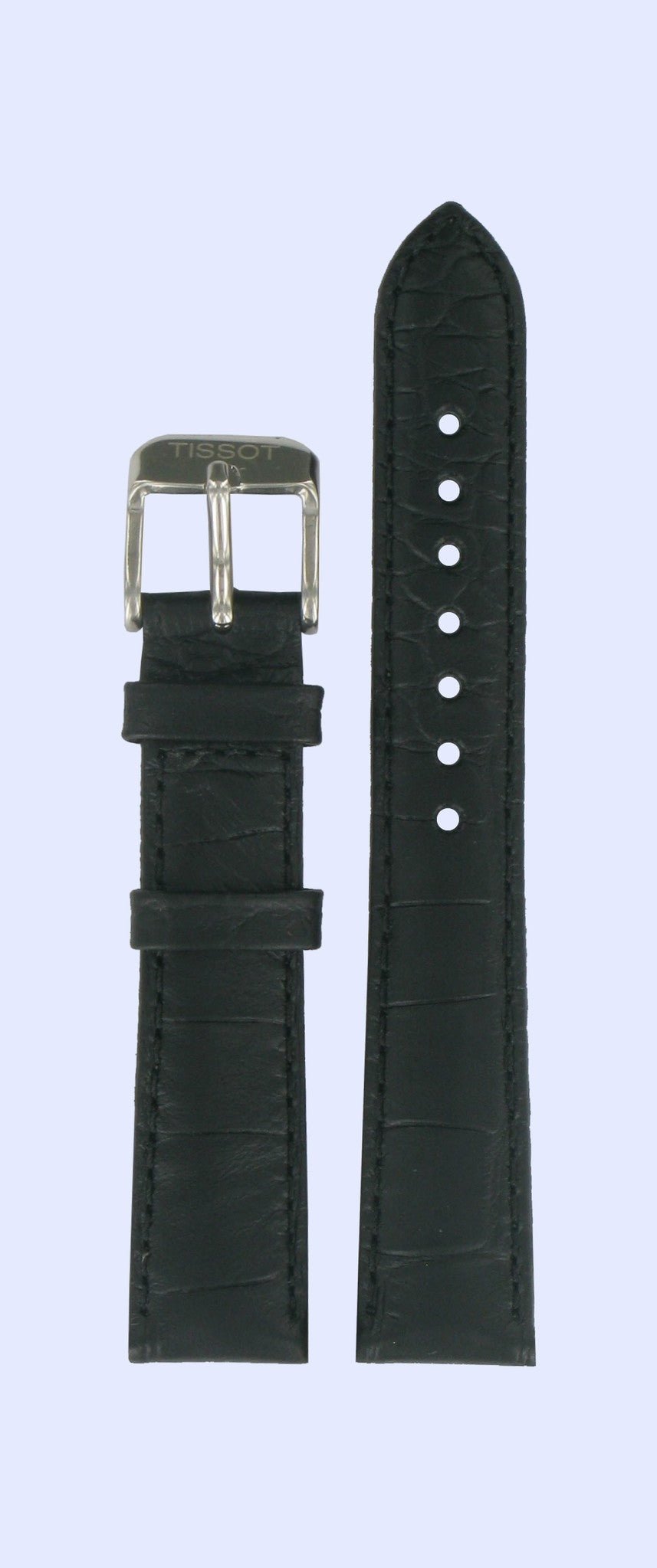 Tissot T038207A Watch Band T600029141 Black Leather 16 mm T - One - Watch Plaza