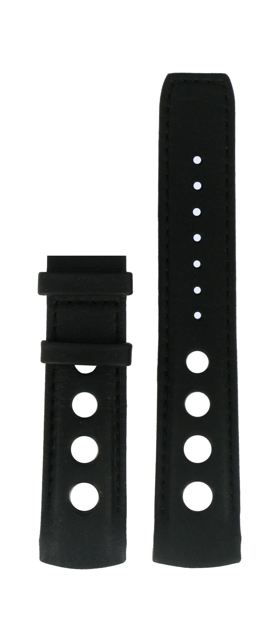 Tissot T044430A Watch Band T610029600 Black Leather 20 mm PRS 516 - Watch Plaza