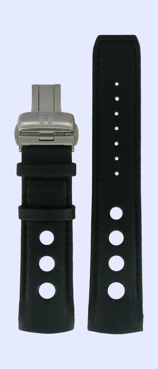 Tissot T044632A & T044614A Watch Band T600029671 Black Leather 22 mm PRS 516 - Watch Plaza