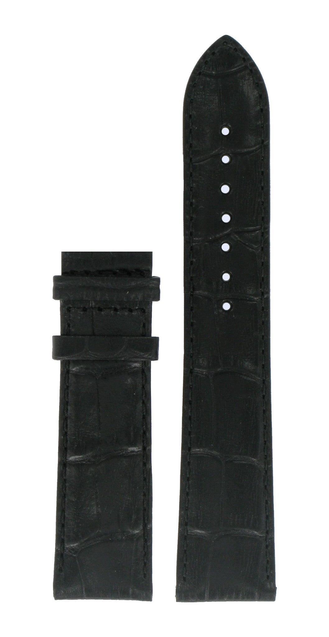 Tissot T045407A, T045427A & T059507A Watch Band T610030136 Black Leather 20 mm T - Lord & Bridgeport - Watch Plaza