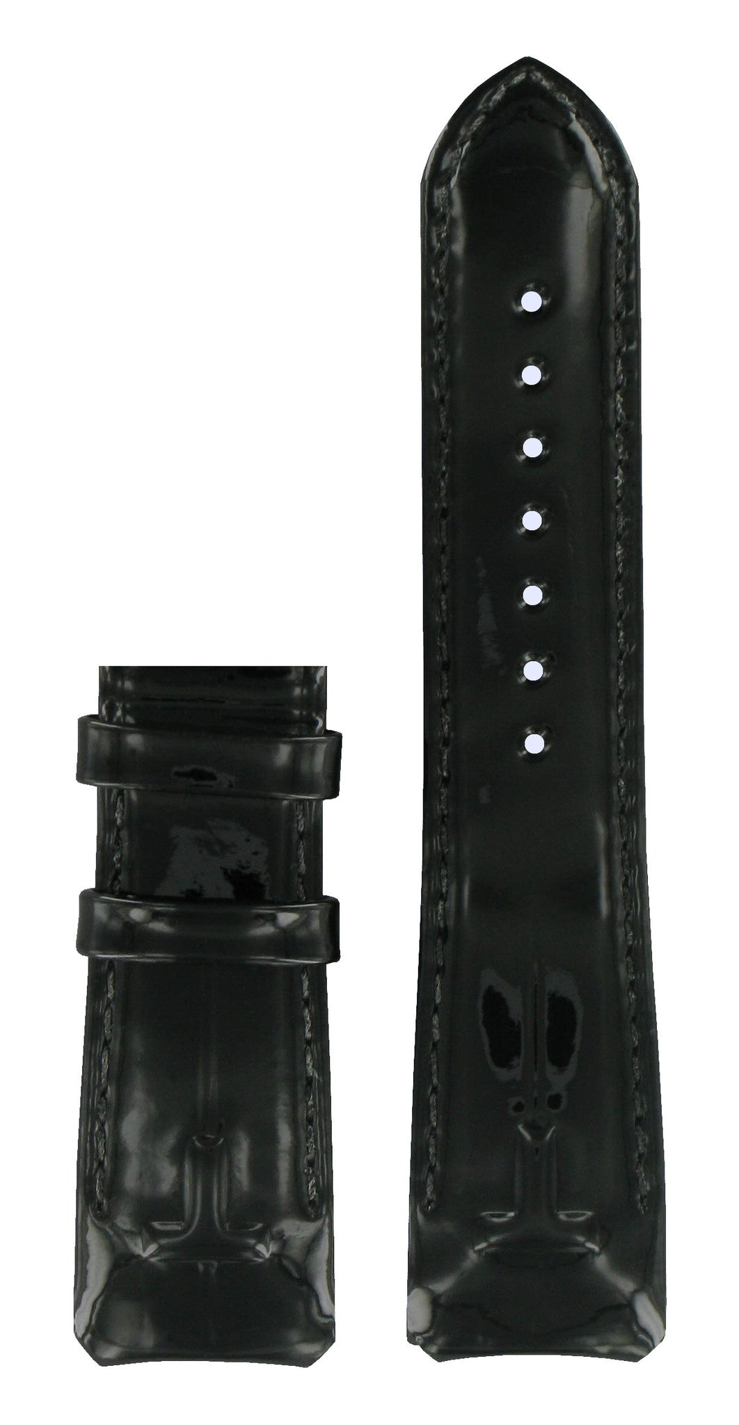 Tissot T047220A Watch Band T610032079 Black Leather 21 mm T - Touch II - Watch Plaza