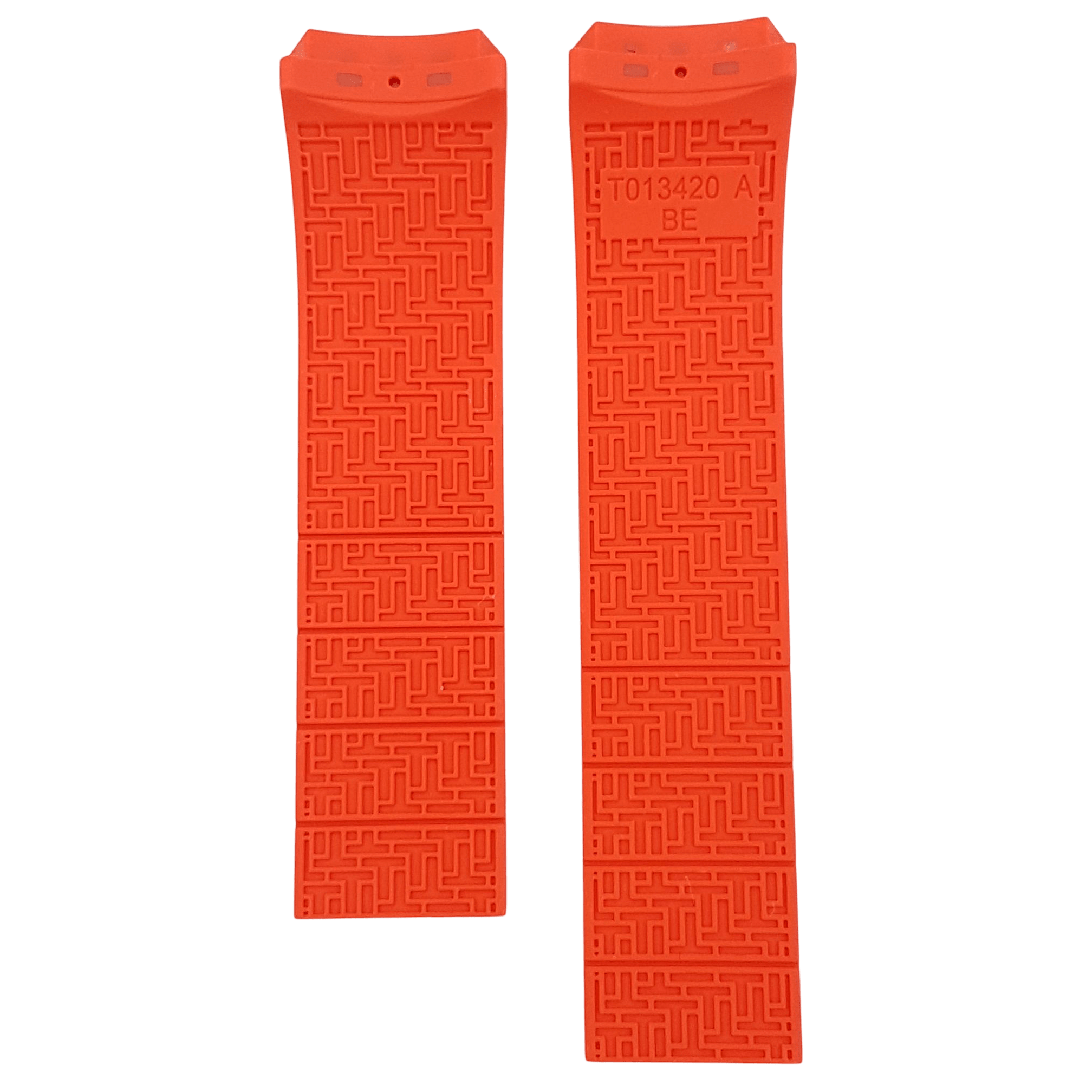 Tissot T047420A T Touch II Watch Band T610035317 Red Silicone 21 mm T - Touch - Watch Plaza