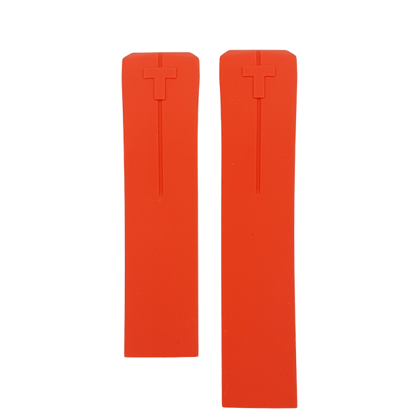 Tissot T047420A T Touch II Watch Band T610035317 Red Silicone 21 mm T - Touch - Watch Plaza