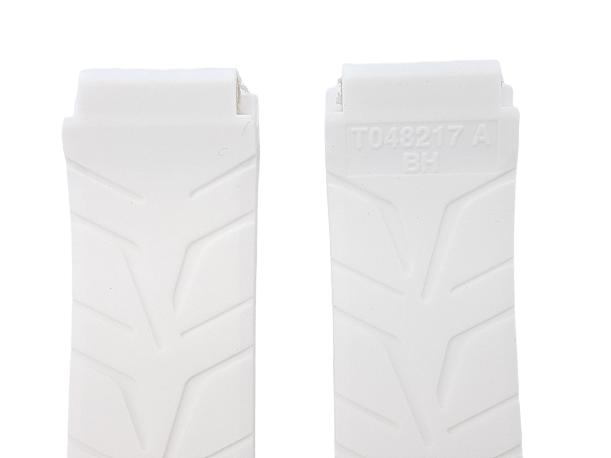 Tissot T048217A BH Watch Band T610031513 White Silicone 17 mm T - Race - Watch Plaza