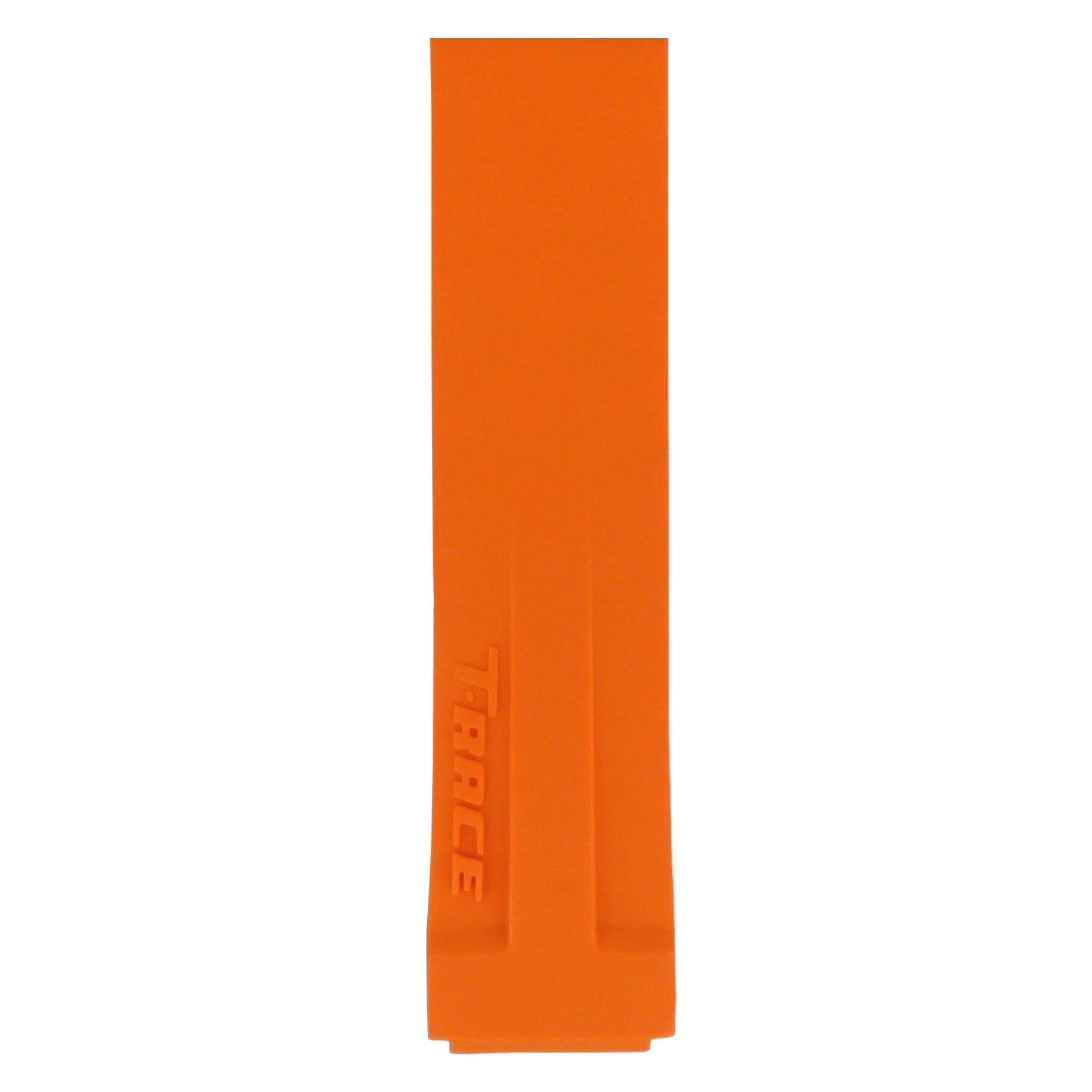 Tissot T048217A Watch Band T610031515 Orange Silicone 17 mm T - Race - Watch Plaza