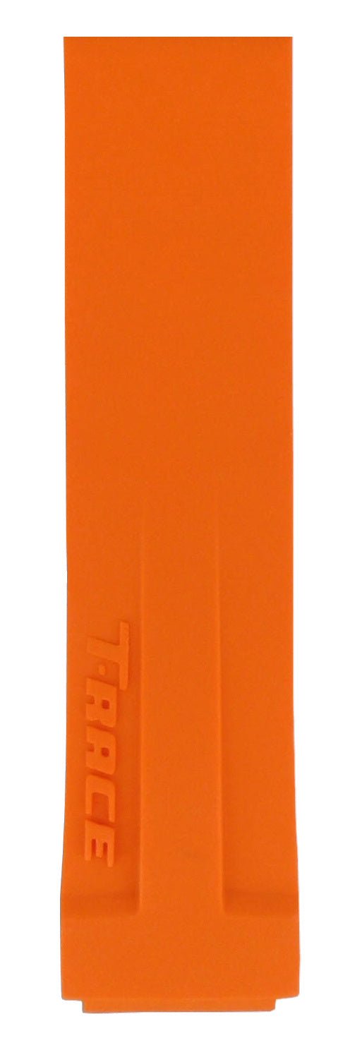 Tissot T048217A Watch Band T610031515 Orange Silicone 17 mm T - Race - Watch Plaza