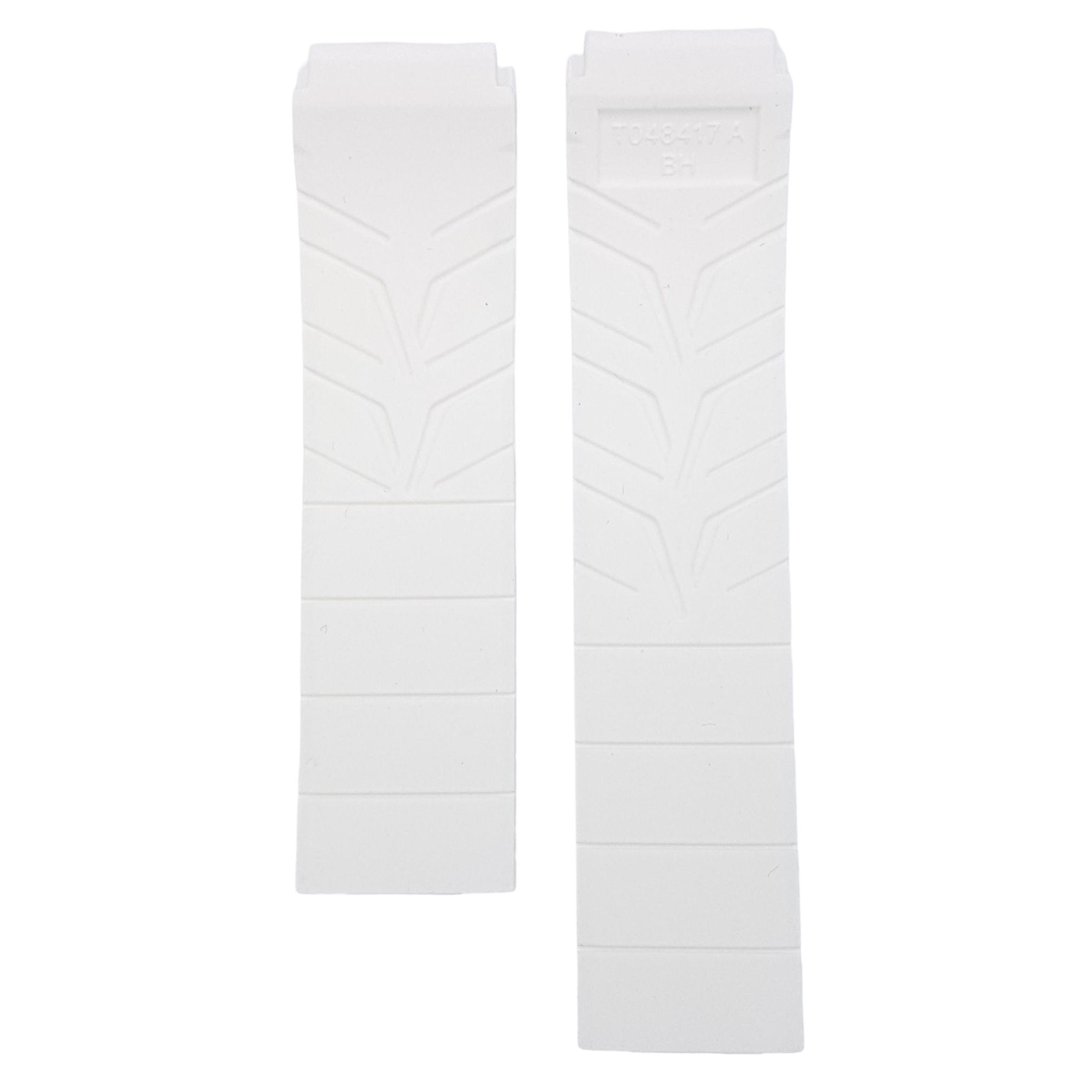 Tissot T048417 Danica Patrick Watch Band T610029094 White Silicone 21 mm T - Race - Watch Plaza